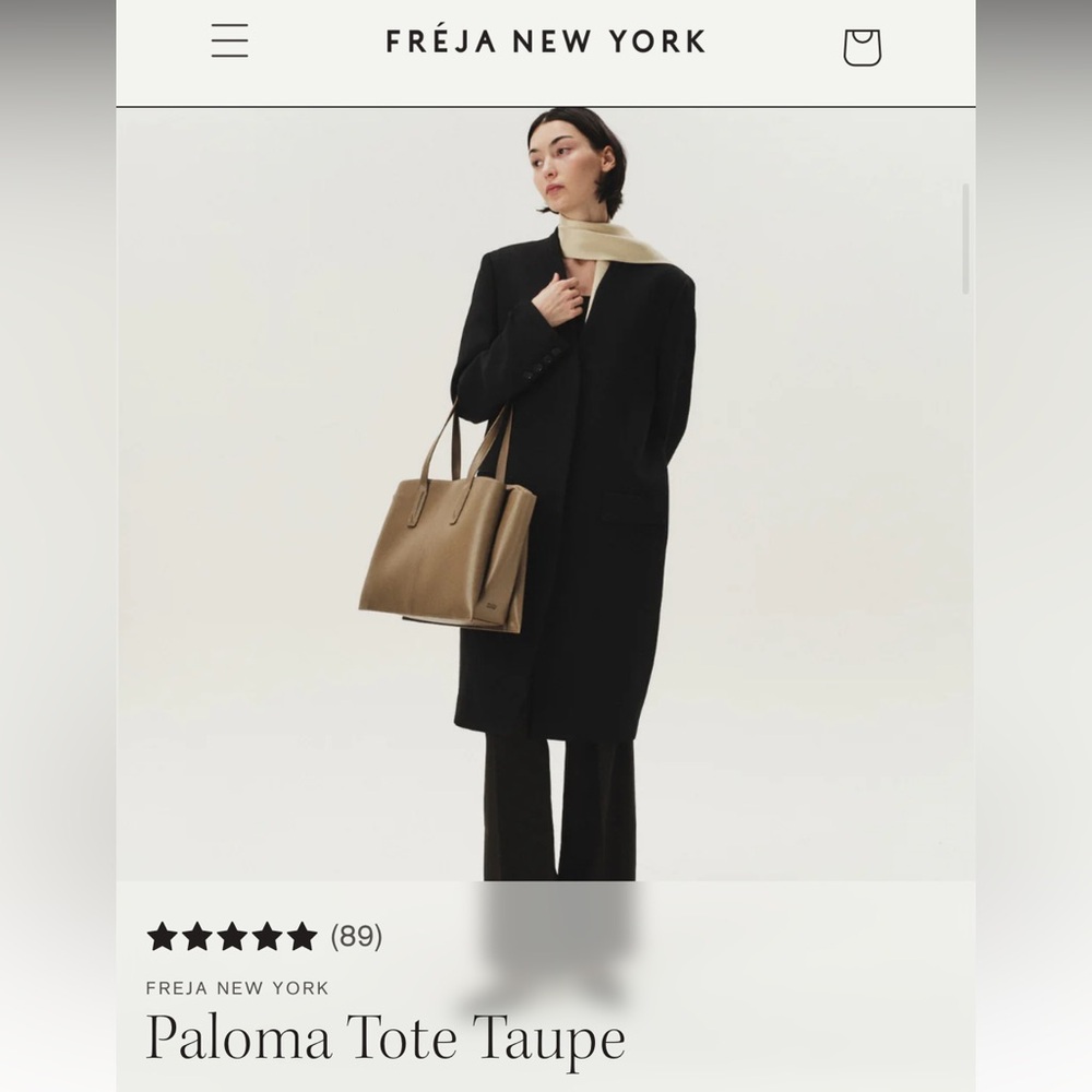 Freja Paloma tote in taupe
